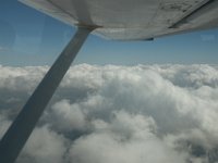 Riding home above the weather