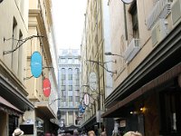 Lots of small alleyways full of shops in Melbourne.