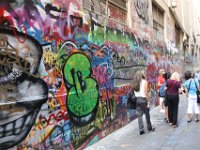 And yes, it smelled like a urinal in this alley
