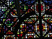 Glass ceiling at the museum